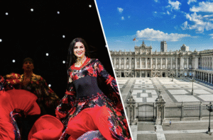 Combo Royal Palace of Madrid Skip-the-Line Tickets + Torres Bermejas Flamenco Show