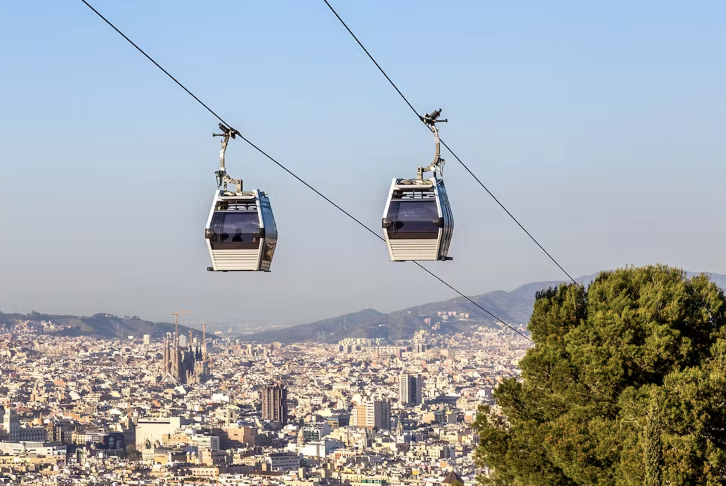 Montjuic Roundtrip Cable Car Tickets
