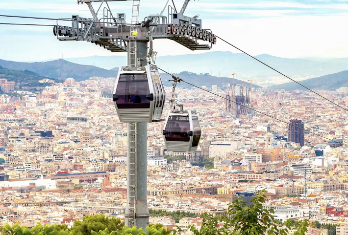 Montjuic Roundtrip Cable Car Tickets
